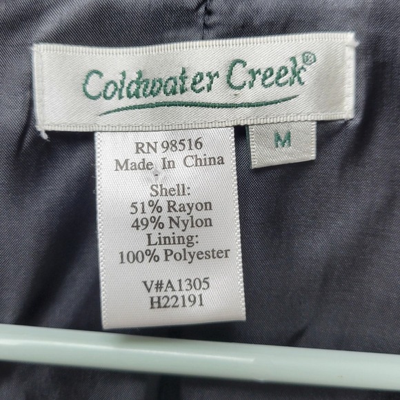 Coldwater Creek Vintage Patchwork Button Vest Medium Tapestry Vest Whimsical - Picture 4 of 9